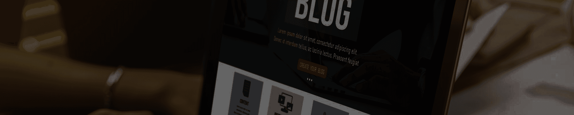 Blog header