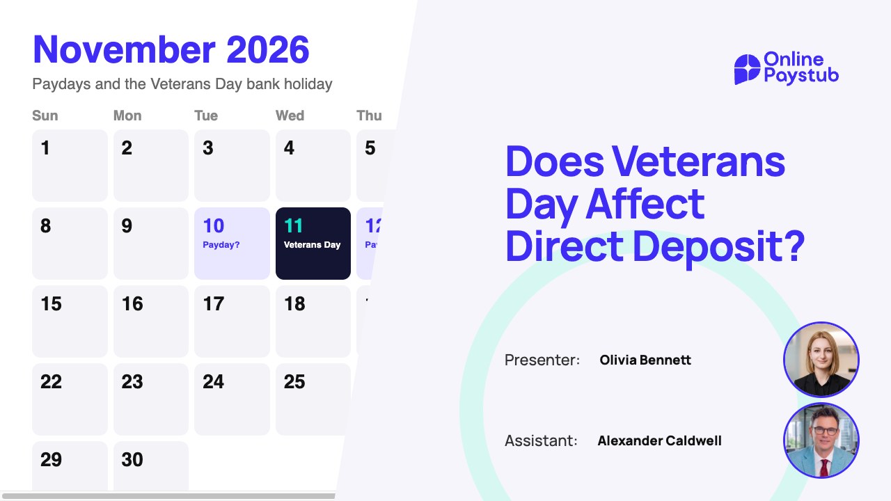 Does Veterans Day Affect Direct Deposit? 2026 Payday Guide