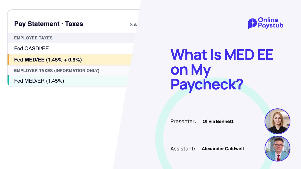 What Is MED EE on My Paycheck? Fed MED/EE Medicare Tax Explained