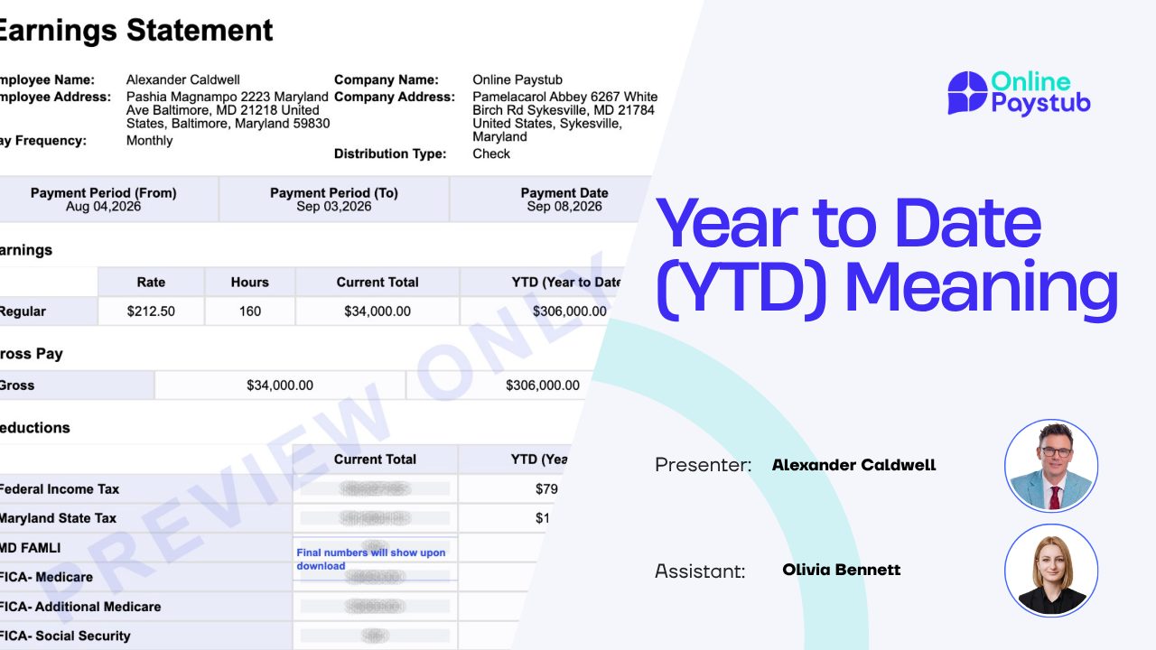 Year-to-Date (YTD): What It Means on Your Pay Stub