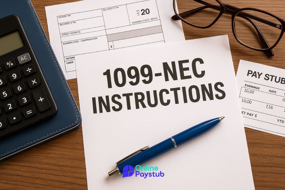 1099-NEC Instructions: A Complete Guide to Nonemployee Compensation Reporting