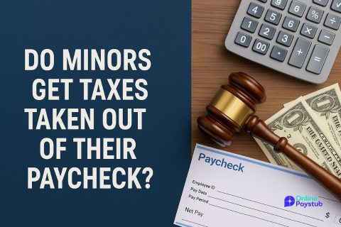 Do Minors Get Taxes Taken Out of Their Paycheck?