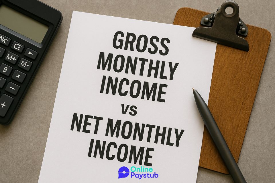 Gross Monthly Income vs Net Monthly Income