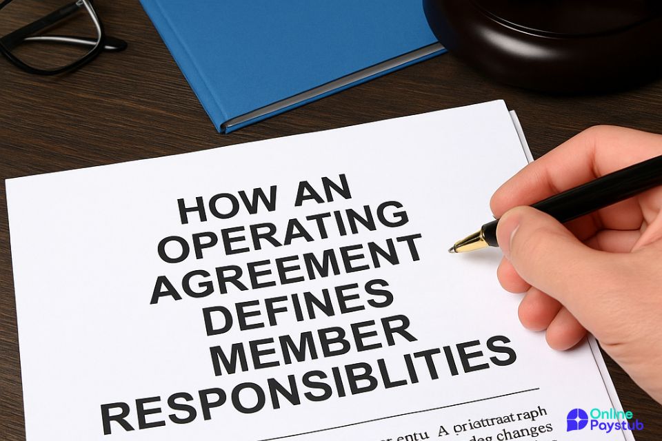 How an Operating Agreement Defines Member Responsibilities