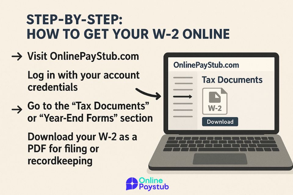 Step by Step How to Get Your W-2 Online