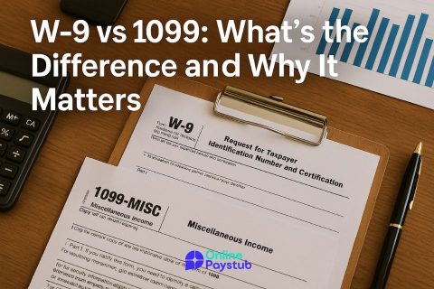 W-9 vs 1099: What’s the Difference and Why It Matters