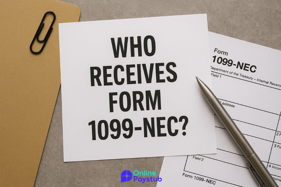 Who Receives Form 1099-NEC?