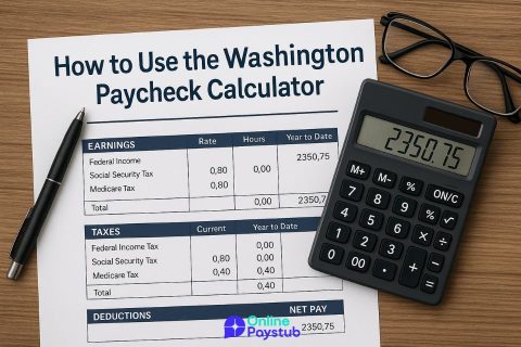 How to Use the Washington Paycheck Calculator?