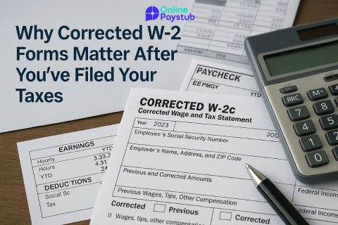 Why Corrected W-2 Forms Matter After You’ve Filed Your Taxes