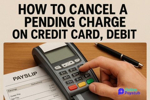 How To Cancel a Pending on Credit Card, Debit?