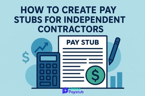 How to Create Pay Stubs for Independent Contractors?