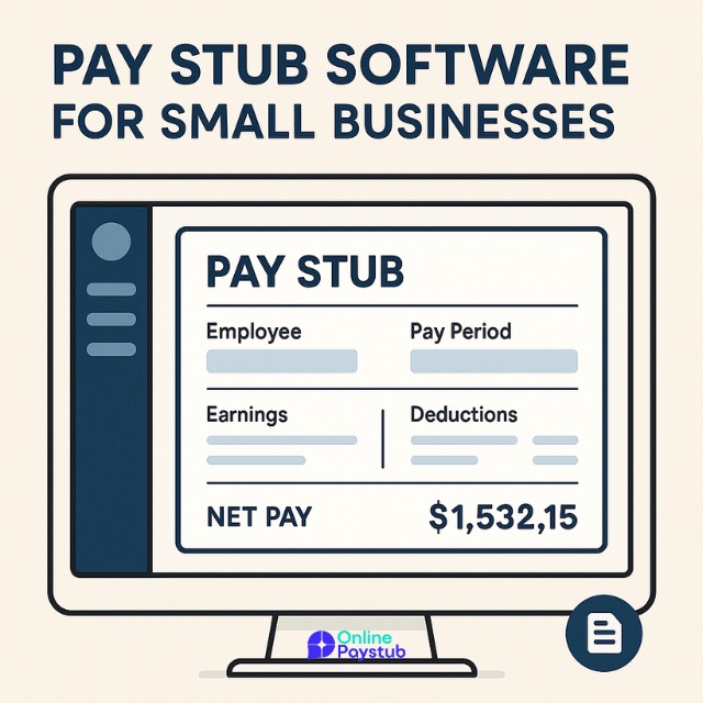 Pay stub software for small businesses