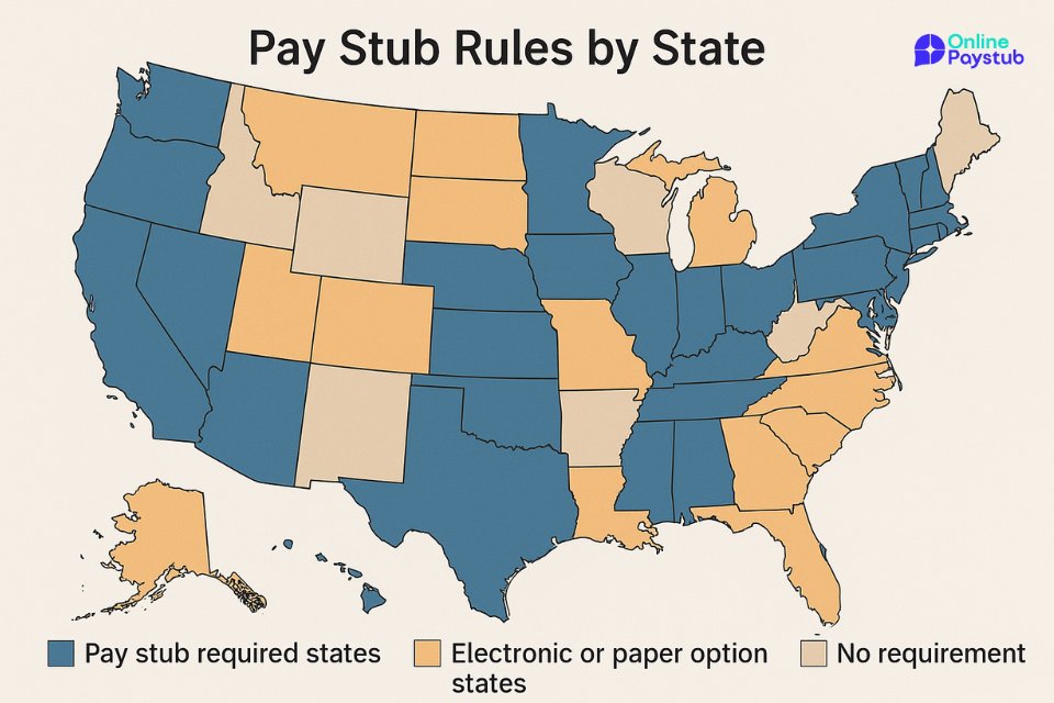Pay Stub Requirements by State