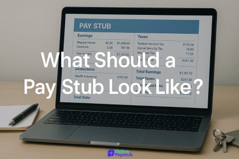 What Should a Pay Stub Look Like?
